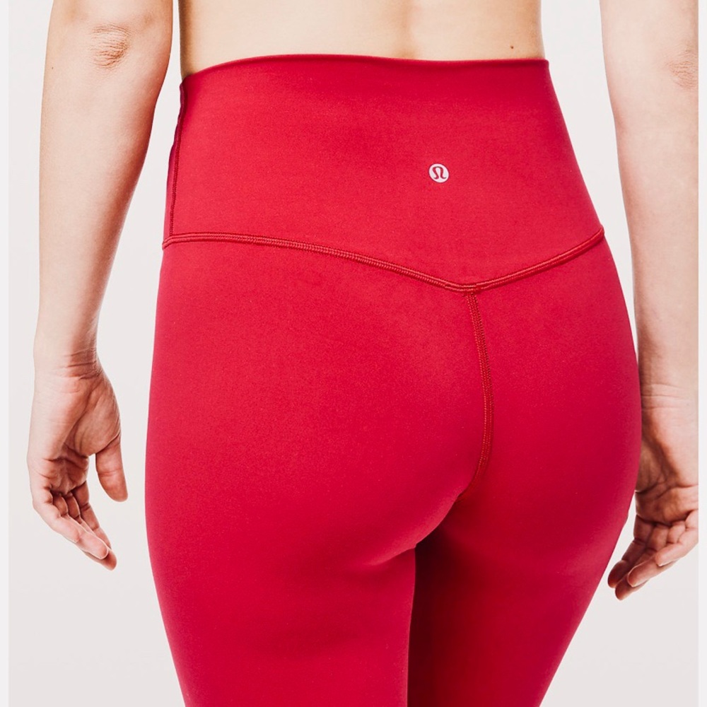 🌸SOLD🌸Lululemon 28” Ruby Red s 6